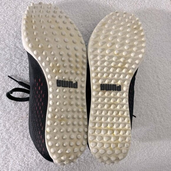 Puma Monolite Cat Black Pink Lace Up Golf Shoes 8 - Picture 5 of 11